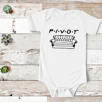friends baby shirt mommy and me clothes 2020 casual mom and son matching clothes baby announcement baby girl print