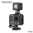 Черный пластиковый защитный чехол Vamson для Go Pro Hero 8, чехол для спортивной камеры, аксессуары для Go pro Hero 8 VP652