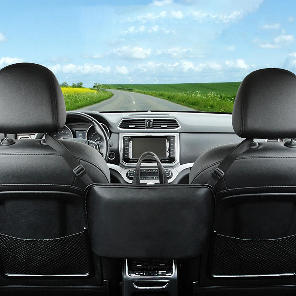 

Auto Seat Back Organizer Supplies To Receive Bag Car Styling Car Seat Middle Hang Carrying Bag Car Accessories