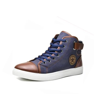 Мужская Дизайнерская тренировочная обувь с высоким берцем, Мужская Тканевая обувь, мужская повседневная обувь, осенне-зимняя мужская обувь в стиле пэчворк, большие размеры 45, 46, 47