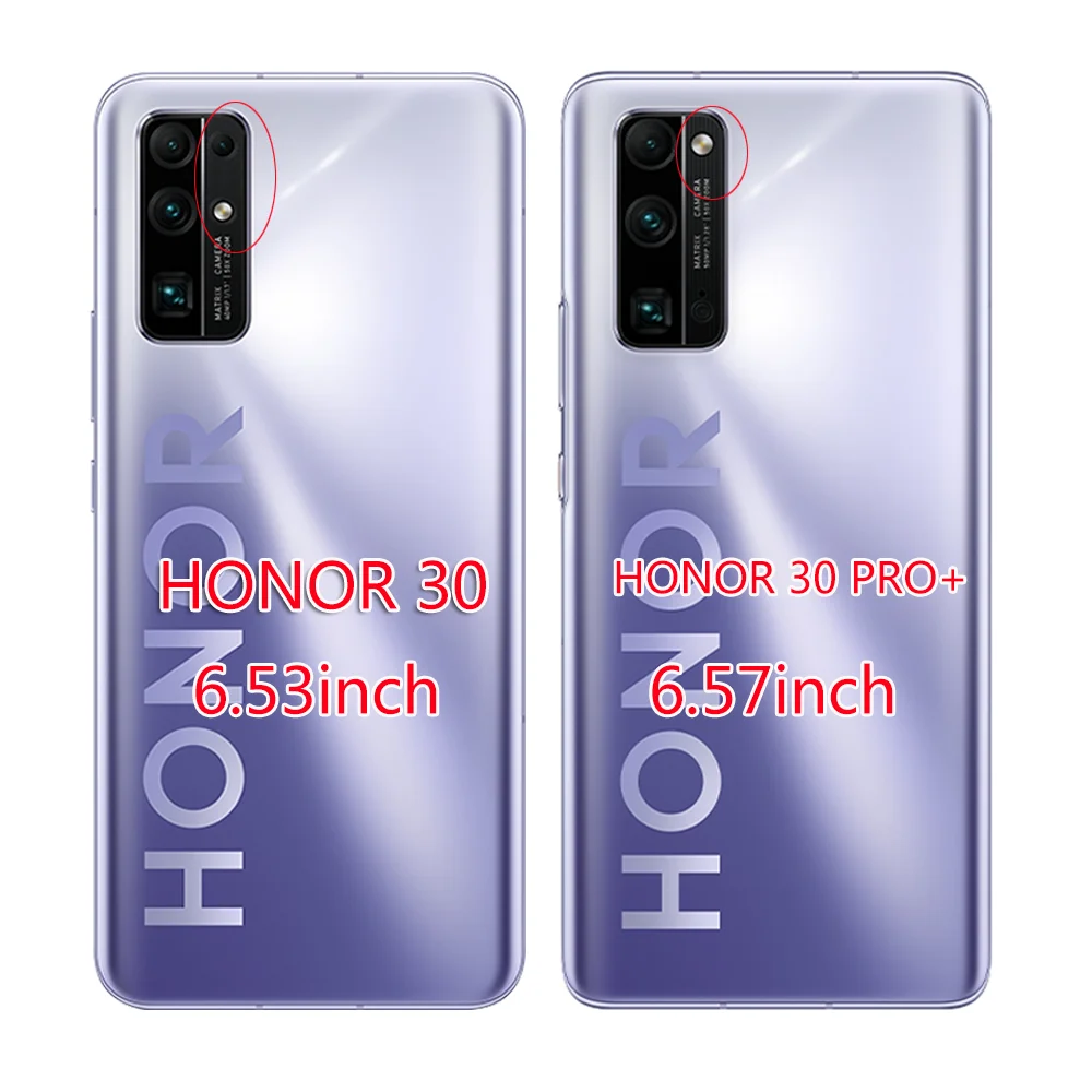 Чехол для HONOR 30 BMH-AN10 дюйма мягкий силиконовый чехол из ТПУ Huawei Honor Pro +