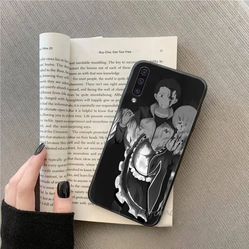 

Anime Re Zero Rem sexy Phone Case For Samsung galaxy S note 7 8 9 10 20 fe edge A 6 10 20 30 50 51 70 lite plus Soft Funda