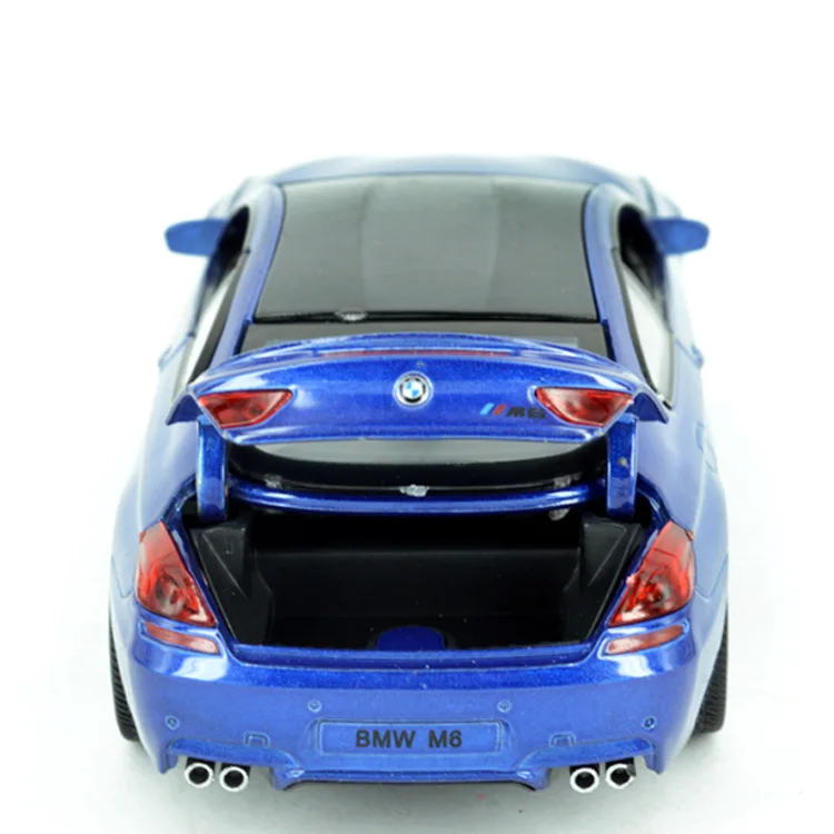 

1:32 Alloy Car Model bmw-m6 Alloy Racing Sports Car Model Sound and Light Back Children Toy Collection 045