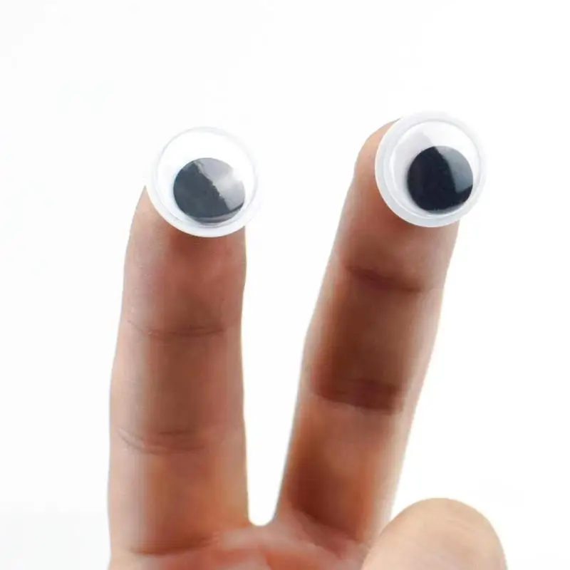 3D Самоклеящиеся активные движущиеся глаза пластиковые визуальные материалы