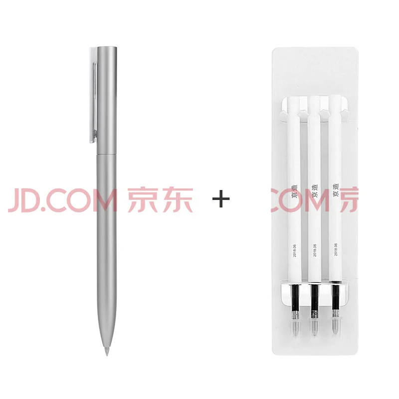 Silver Pen Add 3 ink JustPlay J. Zao металлическое чернильное перо 0,5 мм ручка для подписи PREMEC гладкая швейцарская заправка MiKuni японские чернила PK Xiaomi ручка - Цвет: Silver Pen Add 3 ink