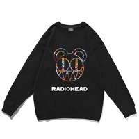 new thom yorkeenglish rock band sweatshirt fashion anime cartoon style radiohead sweatshirts alternative rockindie rock pullover