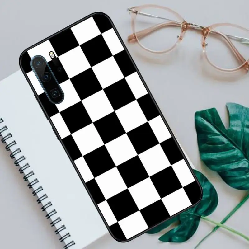 

Grid checkerboard fashion pattern Phone Case For Huawei honor Mate P 10 20 30 40 Pro 10i 9 10 20 8 x Lite Luxury brand shell