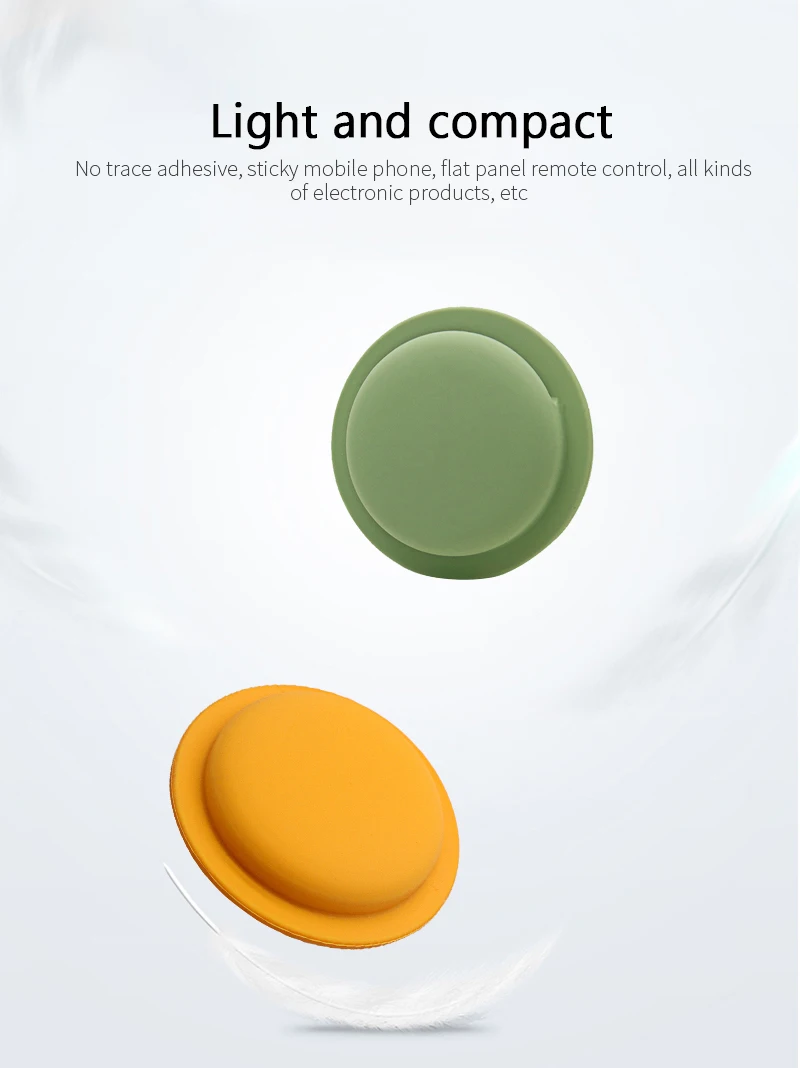 

Airtag Tracker 1Pcs New Silicone Soft Protective Cover Adhesive Mount Anti-lost Case Cover For Apple Smart
