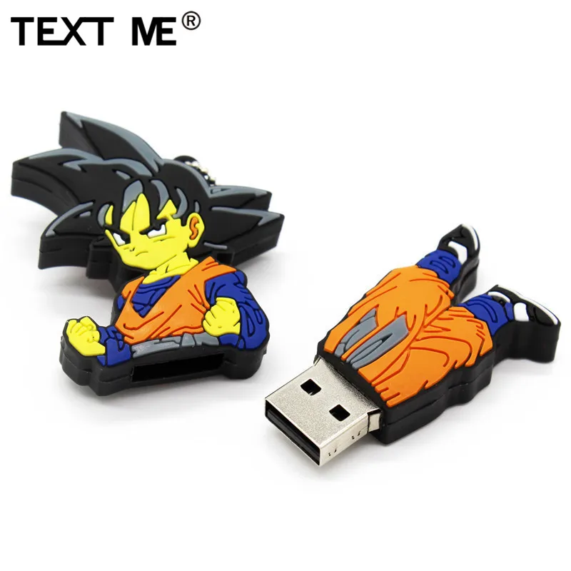 Usb флеш накопитель текстовый ME с мультяшным драконом Гоку 4 ГБ 8 16 32 64 ГБ|USB