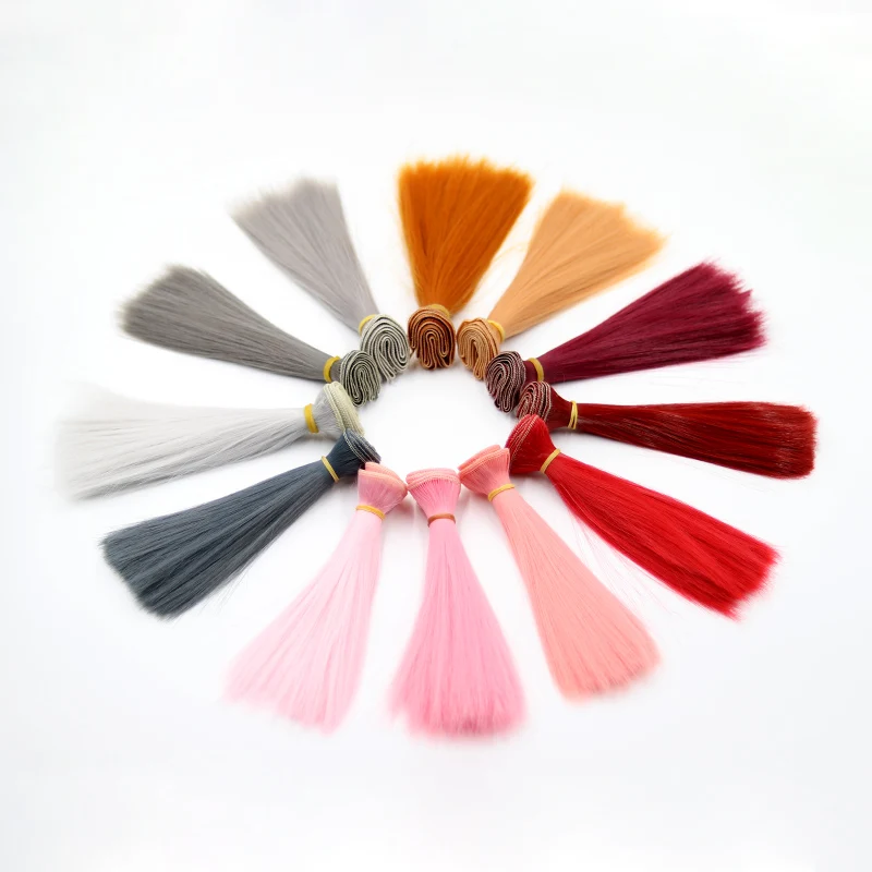 

bjd wig 15*100CM or 20*100CM or 25*100CM doll hair for 1/3 1/4 1/6 straight hair doll hair bjd wig diy Free shipping