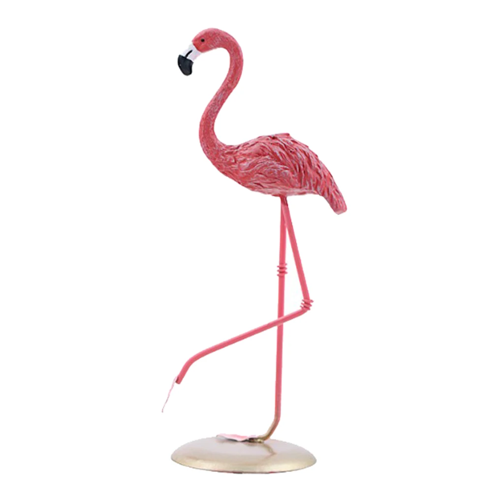 

Decorative Flamingo Statue Wild Animal Garden Sculpture Resin Figurine Stands
