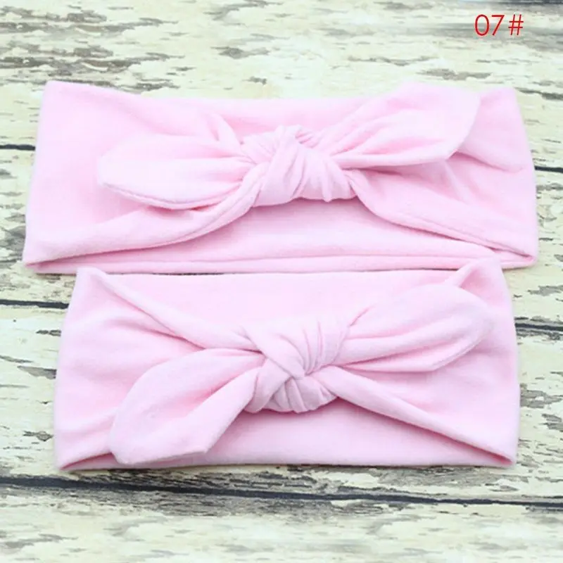 

2pcsMom Mother & Daughter Kids Baby Girl Bow Headband For Women Girls Accessories Parent-Child Family Headwear