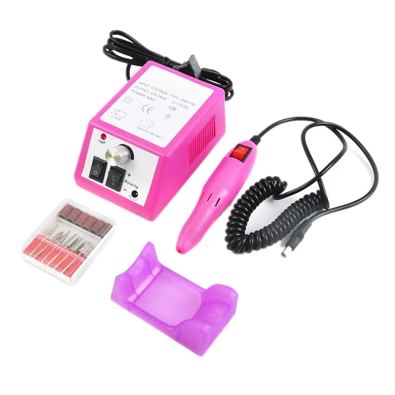 Горячая профессиональная электрическая дрель для ногтей машинка маникюра