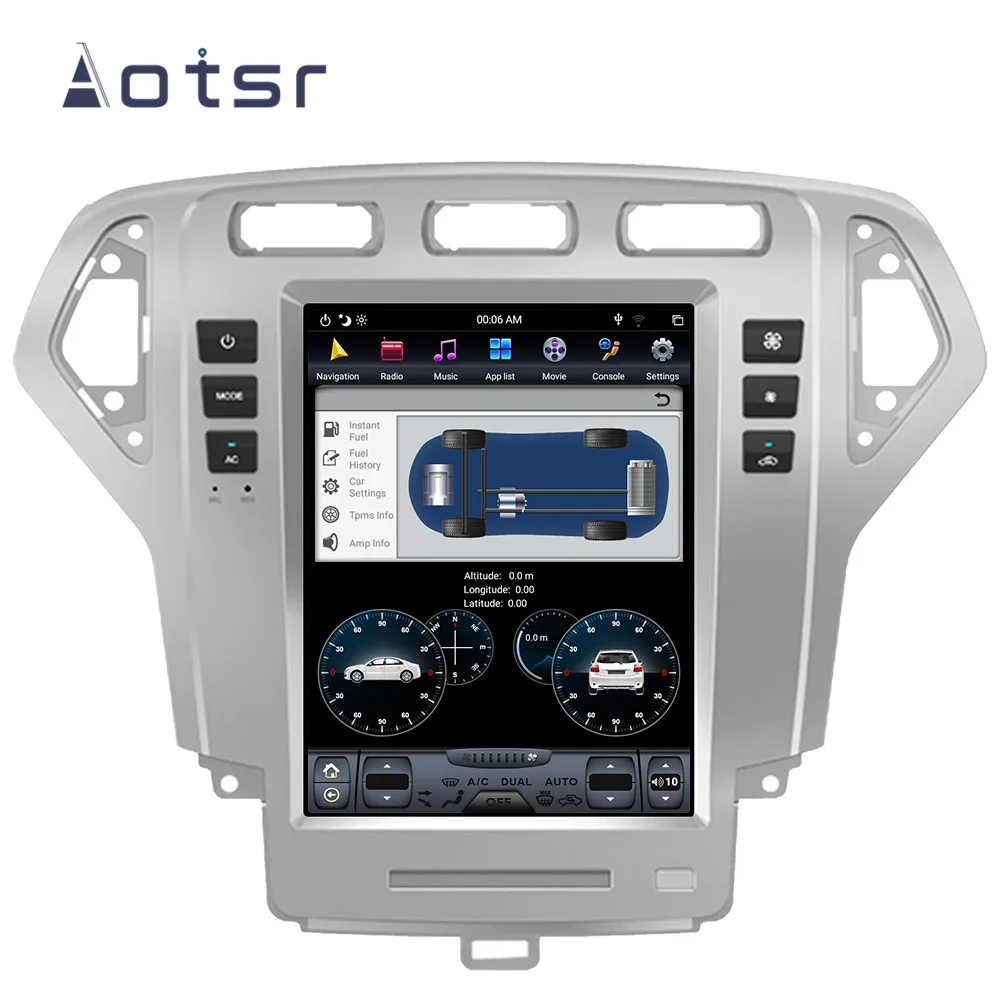 Автомобильный мультимедийный плеер для Ford Mondeo MK4 Android радио 2007 2010 Стерео GPS
