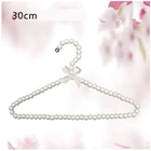 10 шт.лот 30 см20 см, детская пластиковая вешалка с жемчугом, детские вешалки для одежды, детская пластиковая вешалка для одежды, детская вешалка для одежды