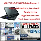 Ноутбук Lenovo X201t i7, 4G8G, 2021 дюйма, с сенсорным экраном, жестким диском 2 ТБ дюйма, с поддержкой Alldata и atsg