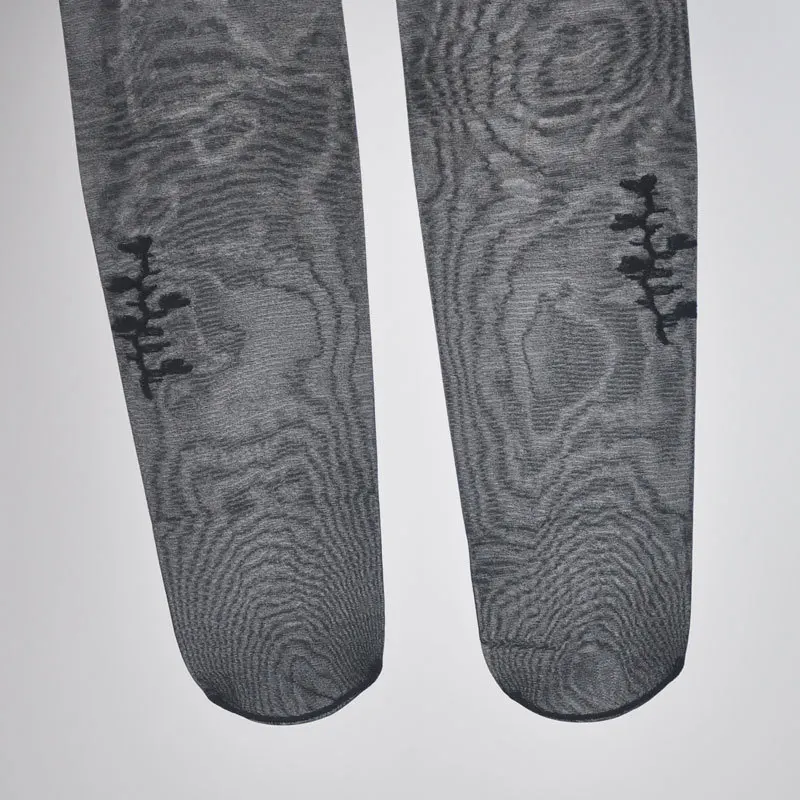 Пикантные женские колготки KASURE с цветочным принтом на лодыжке Новые Нейлоновые