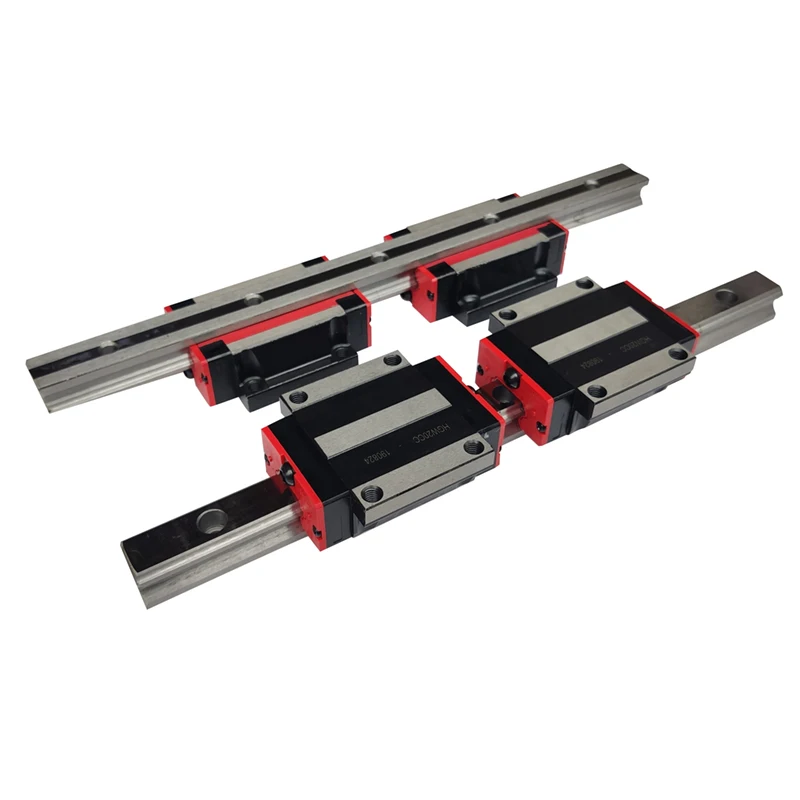 HGR25 линейная направляющая s 25 мм 2 шт. любой длины + 4 каретка HGH25CA/flang blcoks HGW25CC