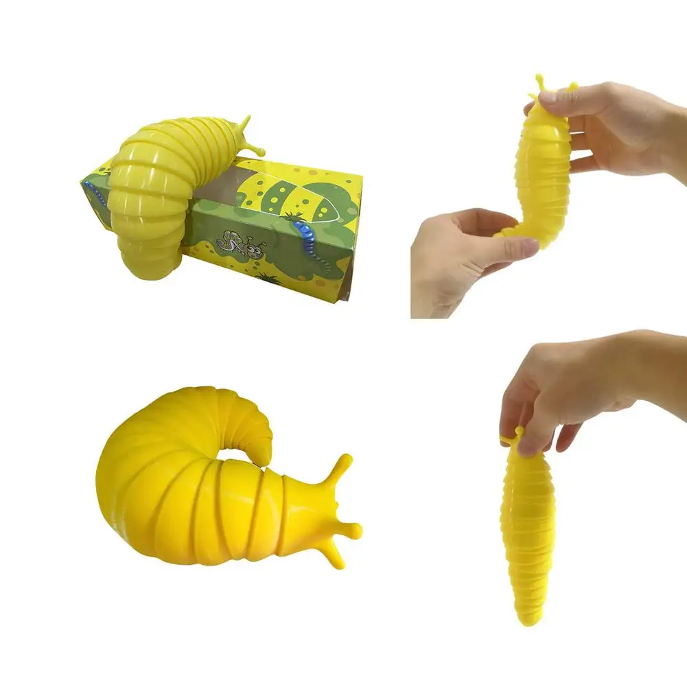 

Fidgets Toy 3D Flexible Slugs Fidgets Sensory Toy For Kids And Adults Funny Relieves Stress And Anxiety Hand Squeeze Toy