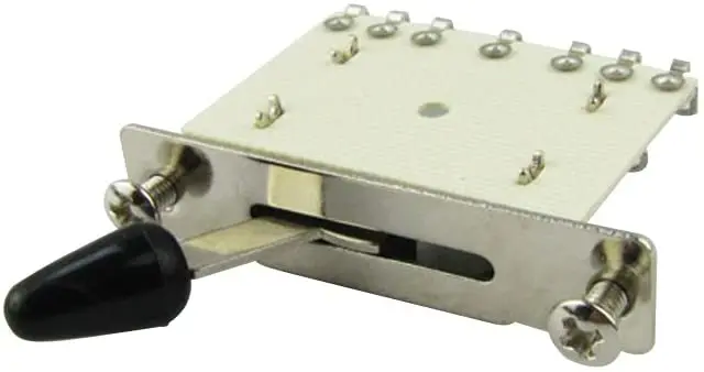 Musiclily 5 Way Pickup Selector Toggle Switch for Fender Strat Stratocaster Tele Body Guitar Black tip | Спорт и развлечения