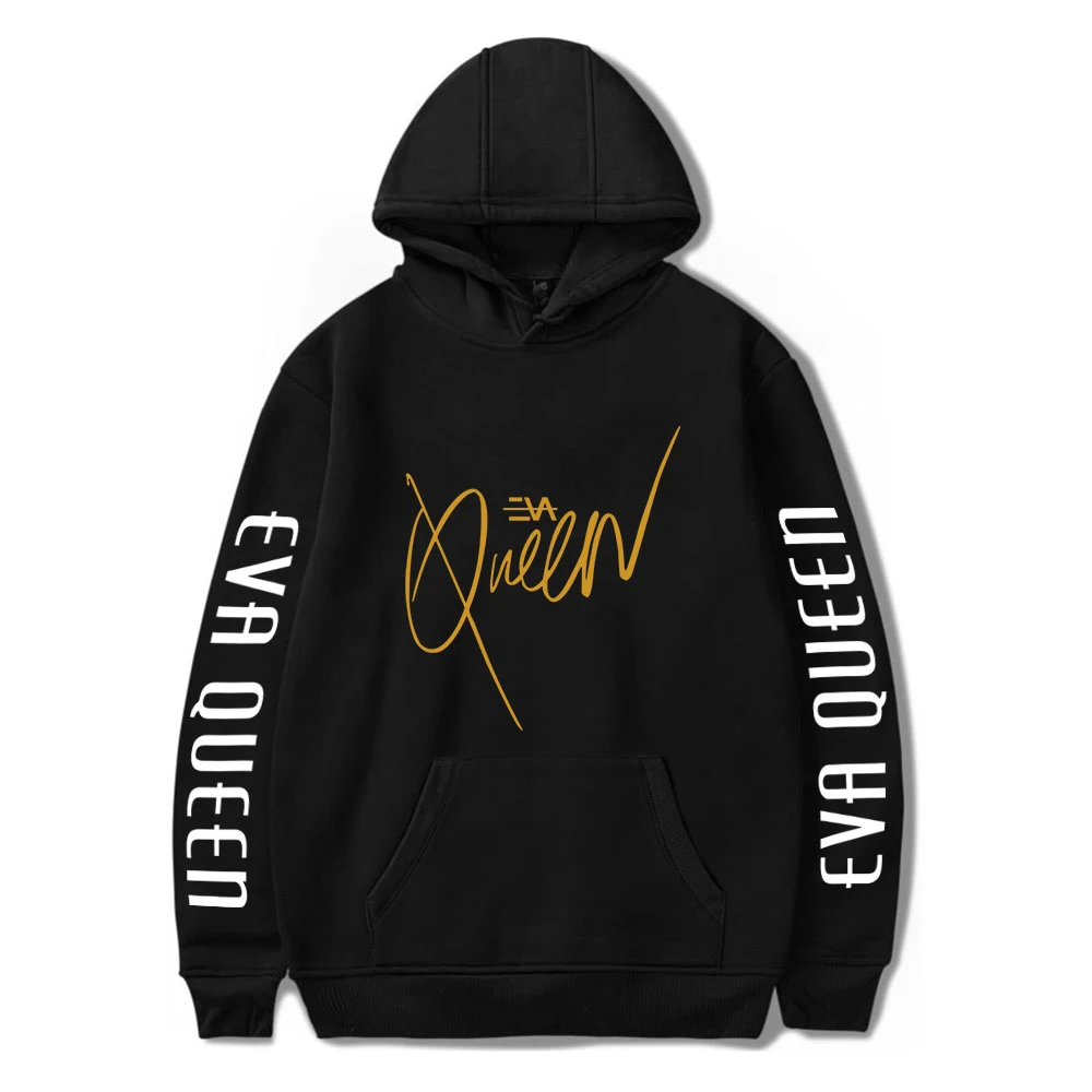 

100%COTTON2020 Eva Queen Hoodies Men Casual Streetwear Sweatshirt Sudadera Hombre Eva Queen Hoodie For Men/Women