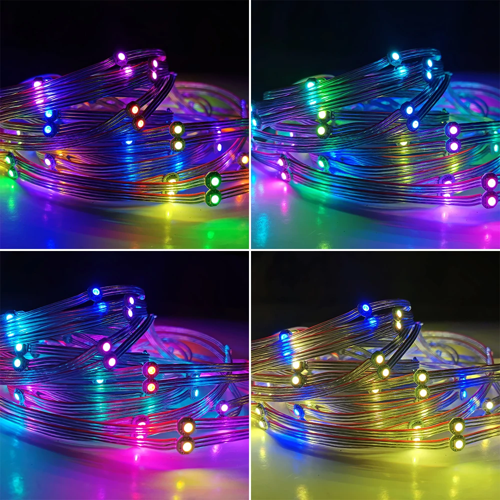 DIY Wifi матричная гирлянда на окно с WS2812B пиксели RGB светодиодный модуль радиатор