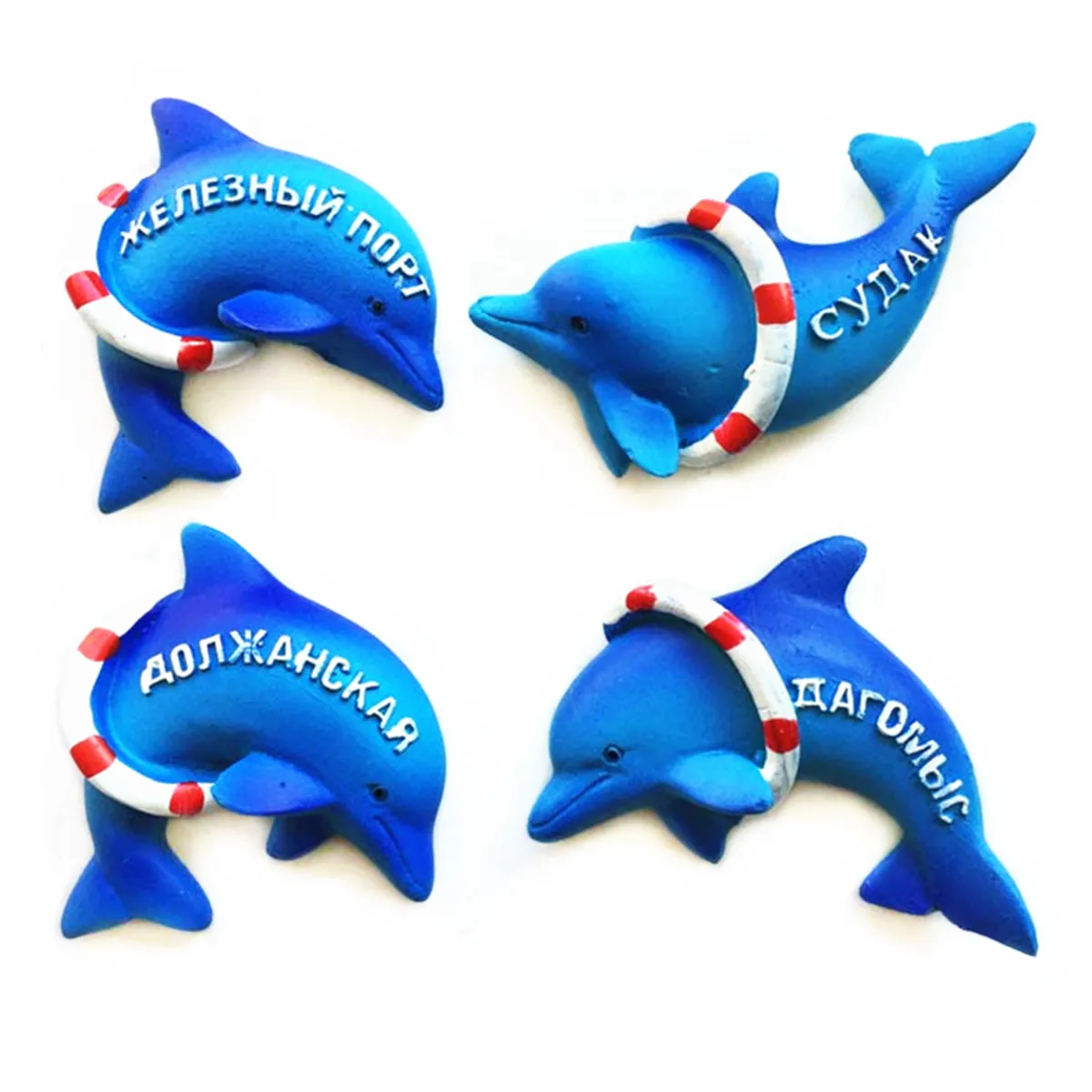 

Russia 3D Dolphin Refrigerator Magnets Fridge Sticker Early education Fridge Magnetic Decoration Articles Handicraft