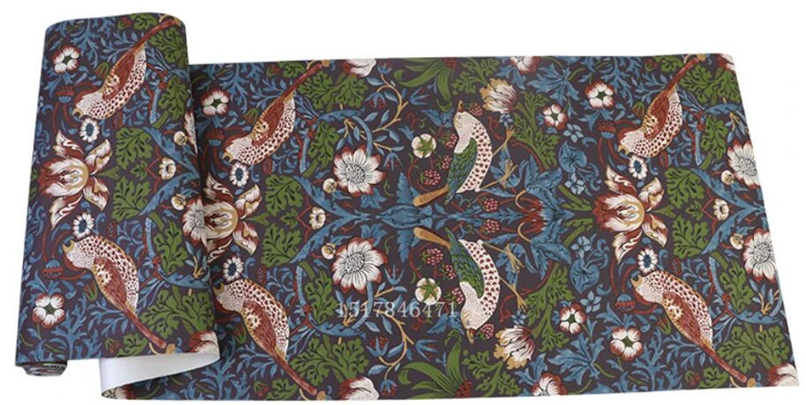 Ретро американские кантри обои китайский пасторальный цветок и птица тибетский фон для гостиной спальни настраиваемые обои