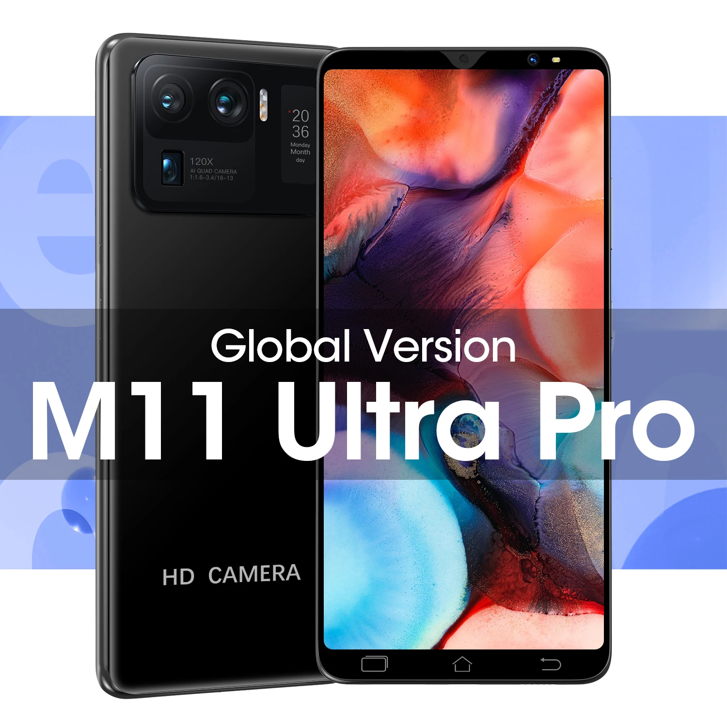 

2021 Sansumg Galay Smartphone M11 Ultra Pro 5G Deca Core Mobile Phone 6.1Inch Screen Android10 Dual SIM Free Shipping Cellphone
