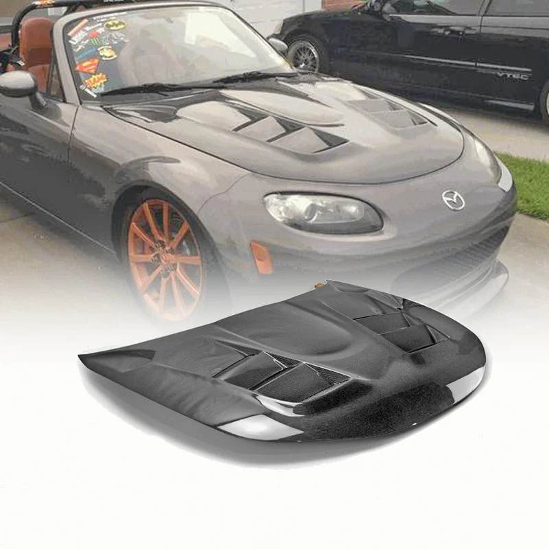 

Suit For Mazda 09-15miata Mx5 Nc Refitted Re Yugong Carbon Fiber Engine Hood