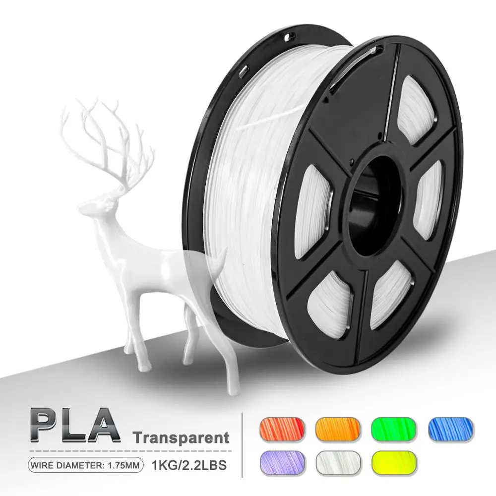 Нить PLA прозрачная 1 кг/катушка 75 мм нить для печати материалы 3D принтера ручки