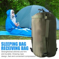 adult outdoor camping sleeping bag ultra light nylon compression packs stuff sack portable travel leisure hammock storage bags