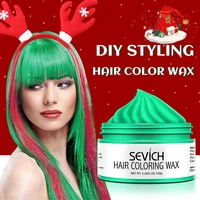 temporary hair color wax men diy mud one time molding paste dye cream hair gel for hair coloring styling silver grey
