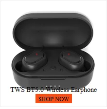 HIFI Wirless Bluetooth 5.0 Heavy Bass earphone Dual Dynamic Driver TF Card Earphone sport running in earphone#Y2Q