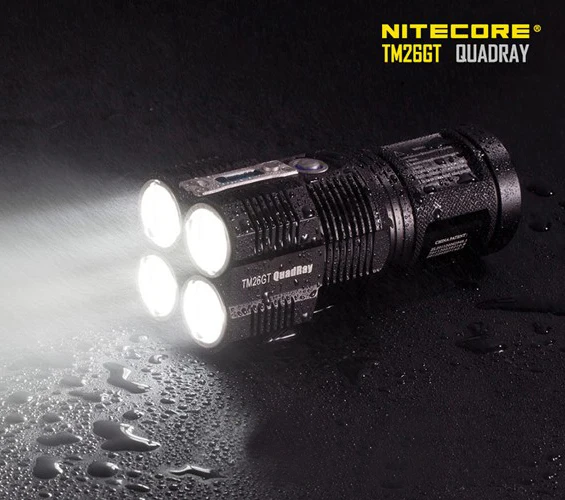 NITECORE TM26GT крошечный Монстр CREE XP L HI V3 светодиодный фонарик 3500LMS 704 метров Луч