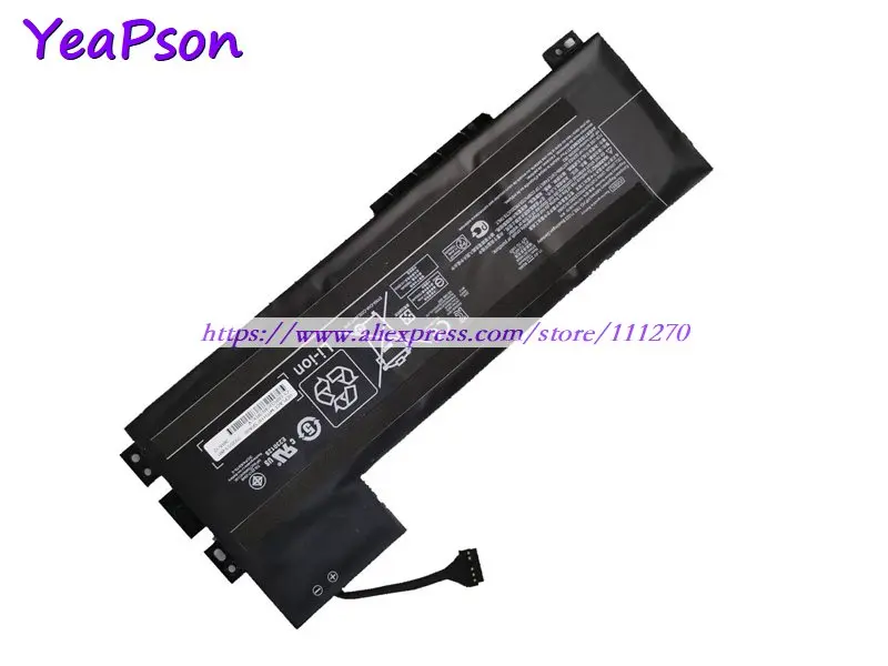 Yeapson 11 4 V 90Wh Подлинная VV09XL HSTNN DB7D батарея для ноутбука HP ZBook 15 G3 / 17 серия мобильных
