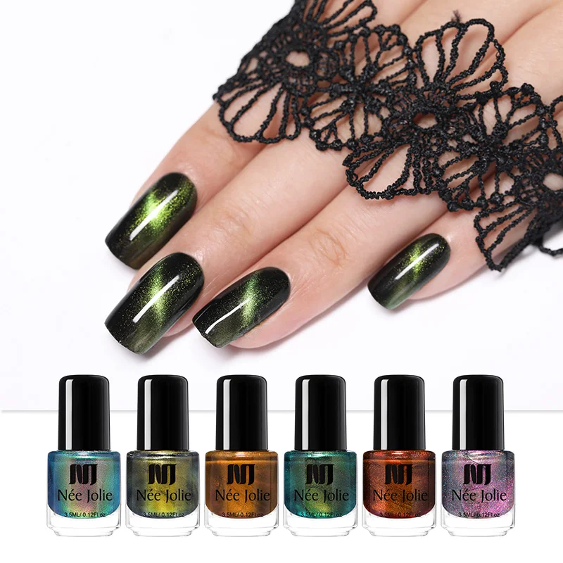NEE JOLIE хамелеон лак для ногтей магнитный эффект гель отмачиваемый дизайна УФ |