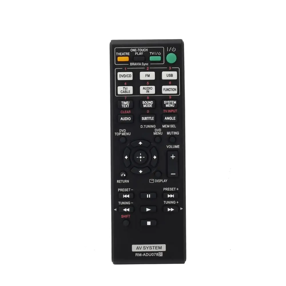 Пульт дистанционного управления Управление RM ADU078 148764111 подходит для sony HBD TZ135 TZ530