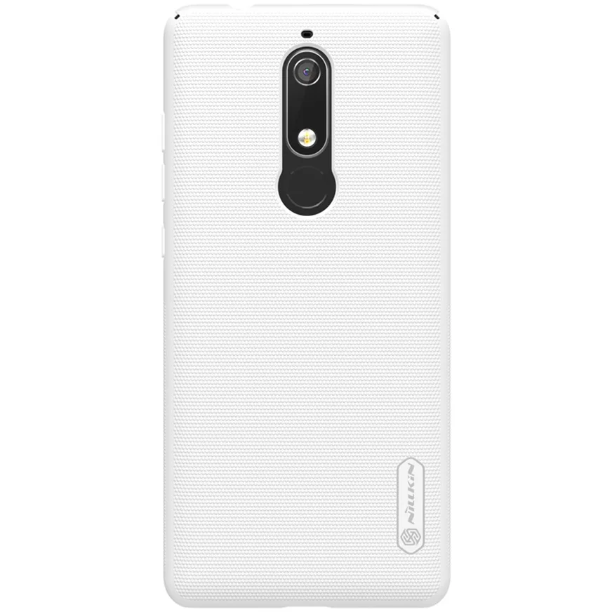 Для Nokia 9 PureView чехол Nokia 3,2 4,2 8,1 X7 5,1 Plus X5 3,1 чехол Nillkin Супер Матовый Защитный чехол жесткий чехол для ПК телефона - Цвет: 5.1 (White)