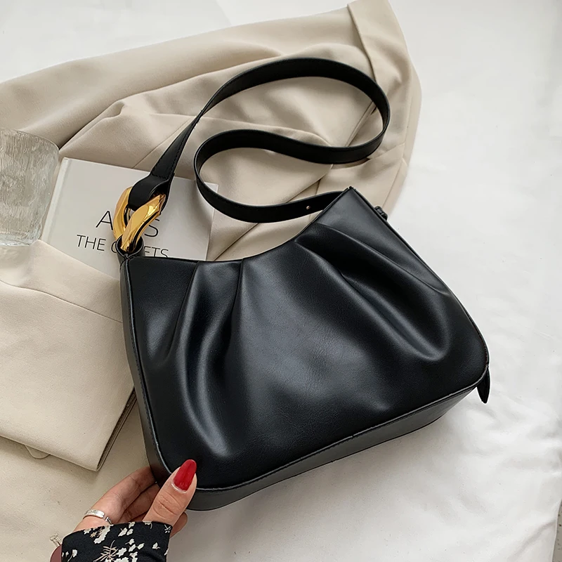 

Ladies Simple Small Soft PU Leather Crossbody Bags for Women 2022 Fashion Luxury Designer Shoulder Handbags and Purses Branded
