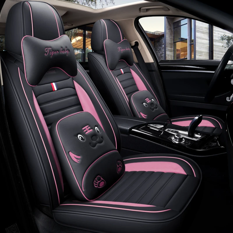 Пленка с полным покрытием из эко-кожи авто чехлы сидений искусственной кожи для