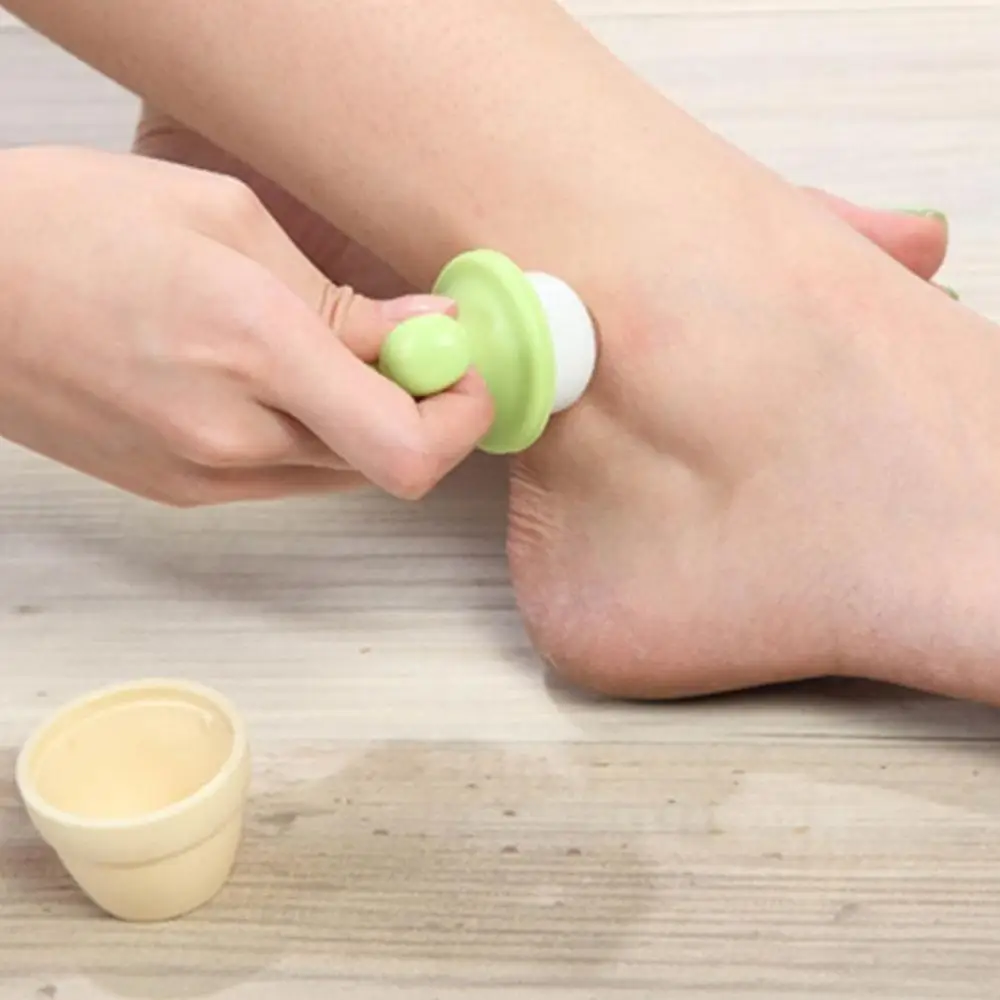 Ручной ручной массажер для тела милый мини горшечный растительный декор бисер