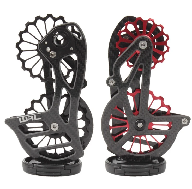 Задняя деталь велосипеда Derailleur негабаритный керамический подшипник 17T шкив карбоновая клетка система OSPW для SHIMANO6800/6870/9000/9070 R7000/R8000