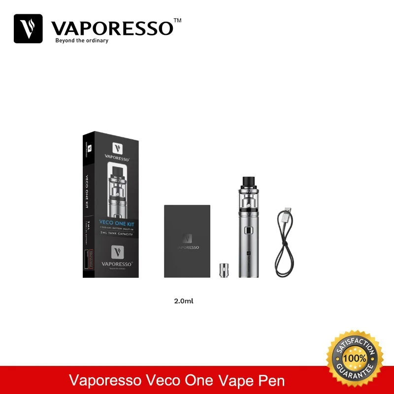 Оригинальный Vaporesso VECO One Plus Набор 4 мл распылитель 2 Veco Vape ручка с EUC керамический