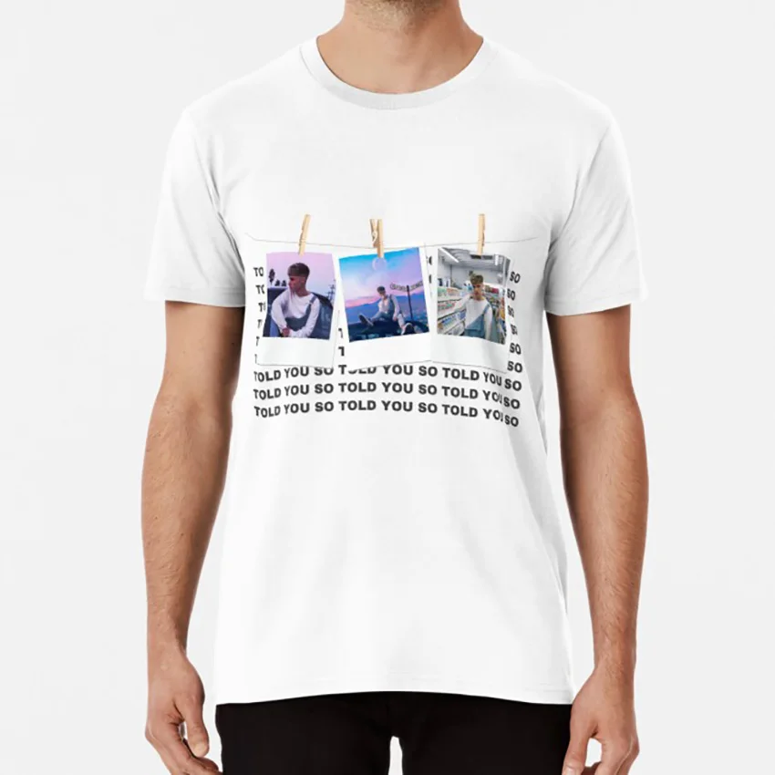 Белый Hrvy Told You So футболка hrvy harveycantwell roadtriptv roadtrip rttv - Цвет: Белый