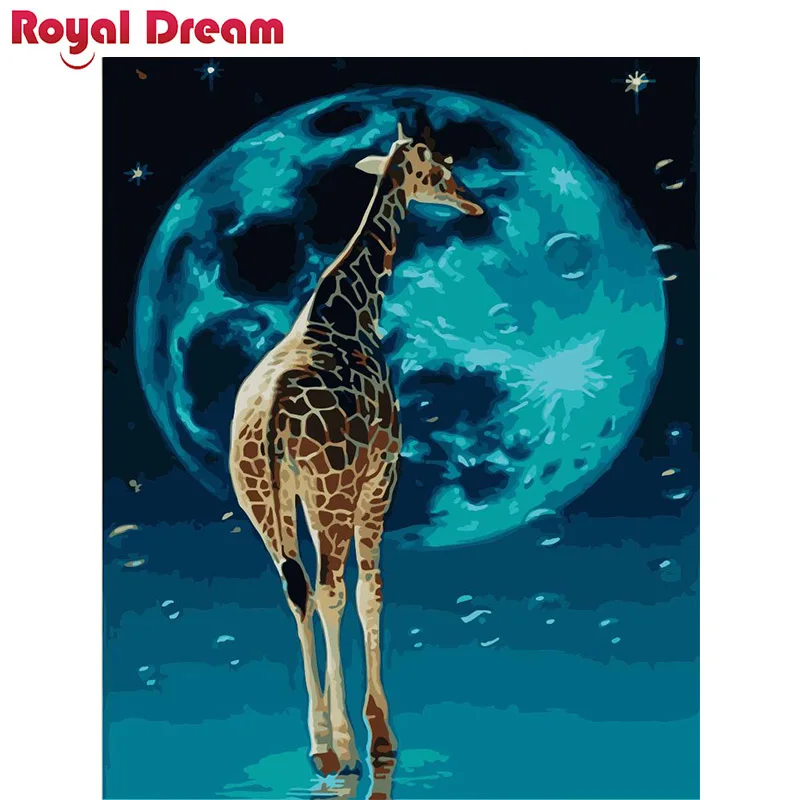 

Bubble fawn DIY Painting By Numbers Canvas Painitng Home Wall Art Picture Coloring By Numbers For Home Decor