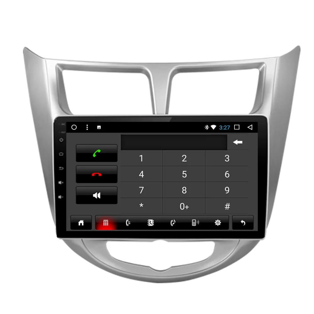 JIUYIN Android видео плеер навигация автомобиля радио мультимедиа gps для hyundai Verna Solaris