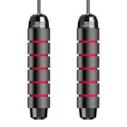 Скакалка с утяжелением скорости, тренировочное снаряжение, регулируемая стальная проволока, оборудование для дома, тренажерного зала, фитнеса, бокса