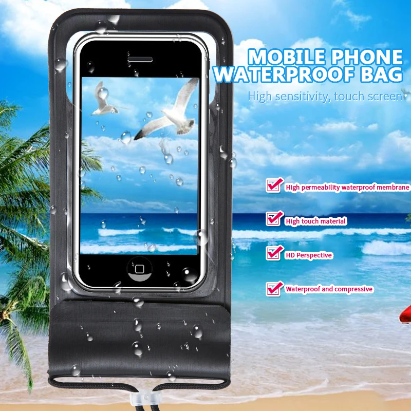 

Water Proof Bag Mobile Cover Waterproof Pouch For Swimming Diving Transparent Universal Phone Case Portable For Mobile Phones