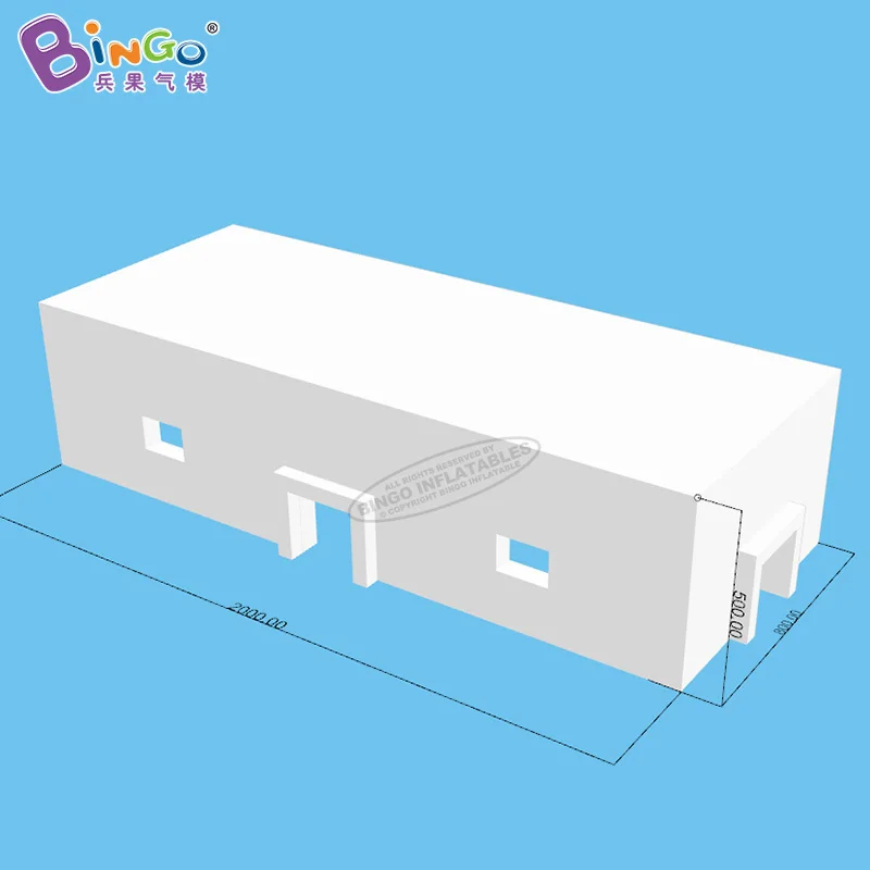 

Custom Built 20x8x5 Meters White Inflatable Huge Tent for Event Party / Big Tent Inflatable Outdoor Toys